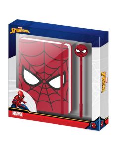 Set diario + boligrafo Spiderman Marvel de KARACTERMANIA - 1