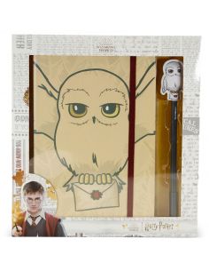 Set diario + boligrafo Hedwig Harry Potter de KARACTERMANIA - 1
