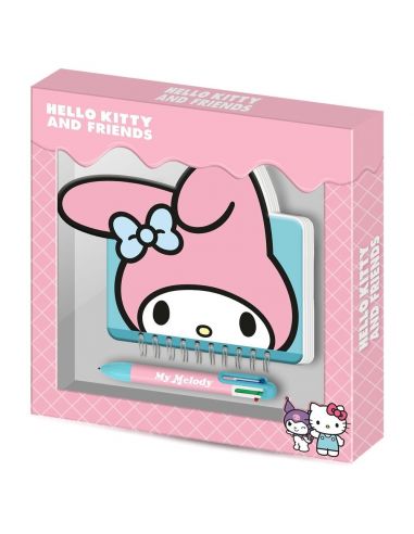 Diario + Boligrafo My Melody Hello Kitty and...