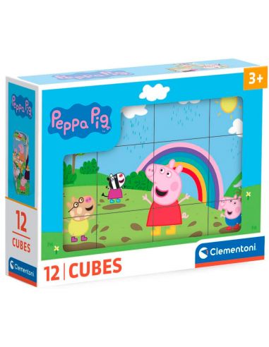 Puzzle cubo Peppa Pig 12pzs de CLEMENTONI - 1
