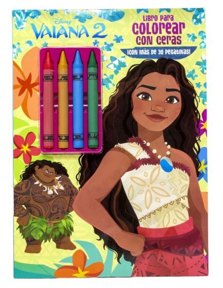 VAIANA 2. LIBRO PARA COLOREAR CON CERAS