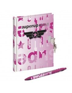 Diario candado boligrafo SUPERUP