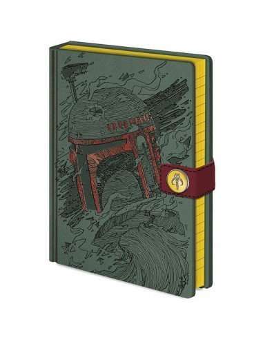 Cuaderno A5 premium Boba Fett Star Wars de PYRAMID - 1