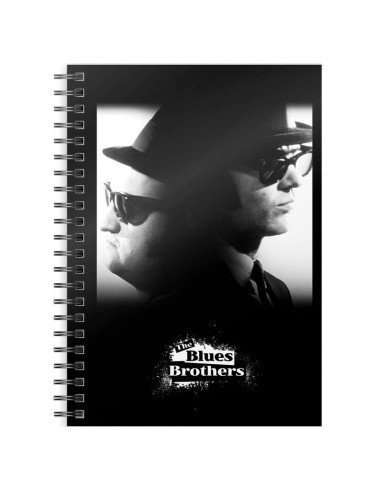 Cuaderno A5 Jake y Elwood The Blues Brothers de SD TOYS - 1